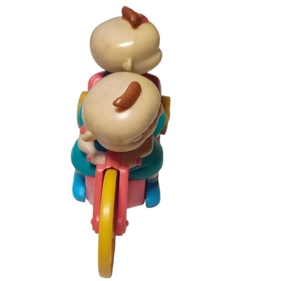 Burger King 1998 Viacom Phil and Lil Rugrats ride Bicycle Built for Two Toy - Picture 4 of 4